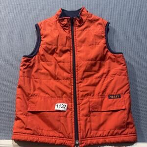 J.SEYMOUR Men Red Puff Jacket Sz L Pre-Owned Excellent